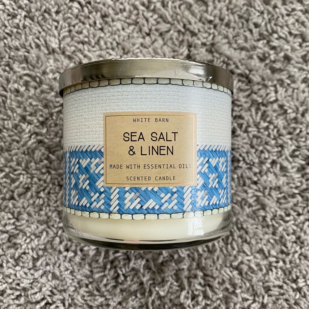 Sea Salt & Linen candle